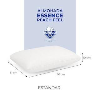 Foto 6 | 2 Almohadas Estándar + 2 Queen Size Essence Peach Feel, Soporte Perfecto Cabeza Y Cuello, Anti Ácaros E Hipoalergénico