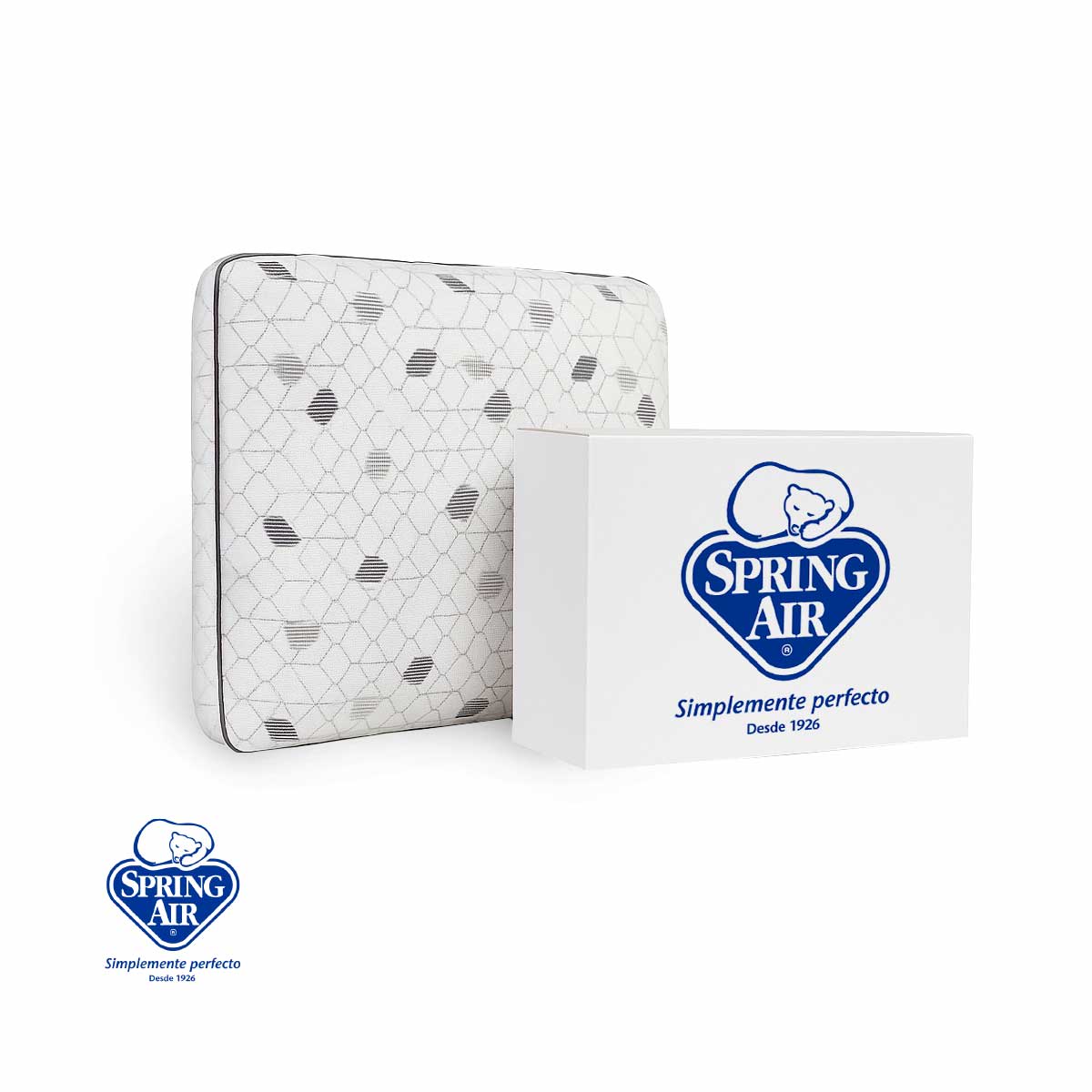 Foto 1 | Almohada Luxe-carbón Almohada Reduce Estrés, Transpirable Y Reduce Olores. Funda Removible Y Lavable