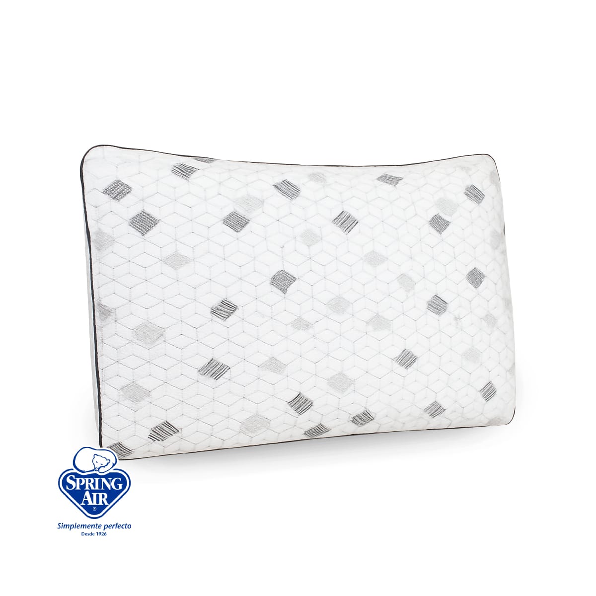 Foto 3 pulgar | Almohada Luxe-carbón Almohada Reduce Estrés, Transpirable Y Reduce Olores. Funda Removible Y Lavable