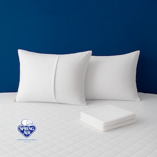 Foto 3 | Pack 2 Almohadas Peach Feel + Cubre Colchón King Size Essence Impermeable + Juego De Sábanas King Size Essence Colo