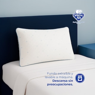 Foto 4 | 2 Almohadas Cool Sleep + Cubre Colchón Matrimonial Freeze