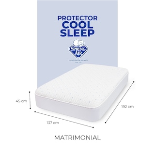 Foto 8 | 2 Almohadas Cool Sleep + Cubre Colchón Matrimonial Freeze