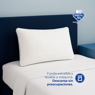 Foto 4 | 2 Almohadas Cool Sleep + Cubre Colchón Individual Freeze