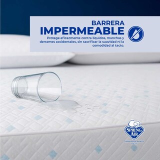 Foto 7 | 2 Almohadas Cool Sleep + Cubre Colchón Queen Size Freeze