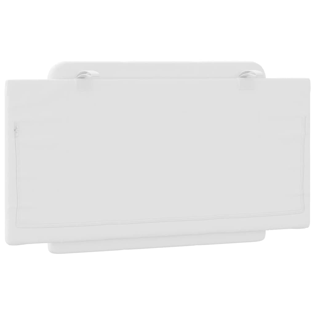 Foto 8 pulgar | Cojín De Cabecera Vidaxl De Piel Sintética Para Cama De 100 Cm, Color Blanco - Venta Internacional.