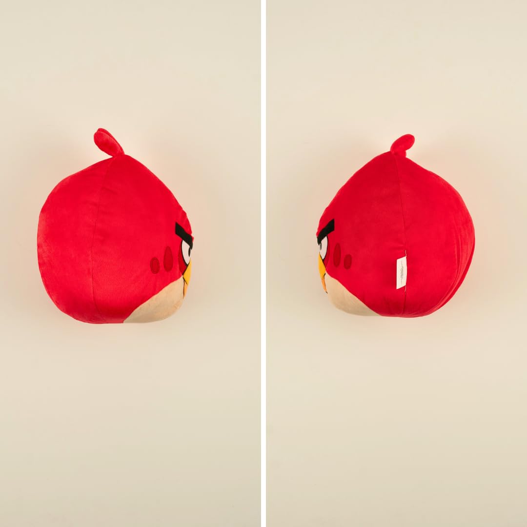 Foto 4 | Almohada Decorativa De Felpa Supersuave De Franco Gaming Bedding, Talla Única, Angry Birds - Venta Internacional.