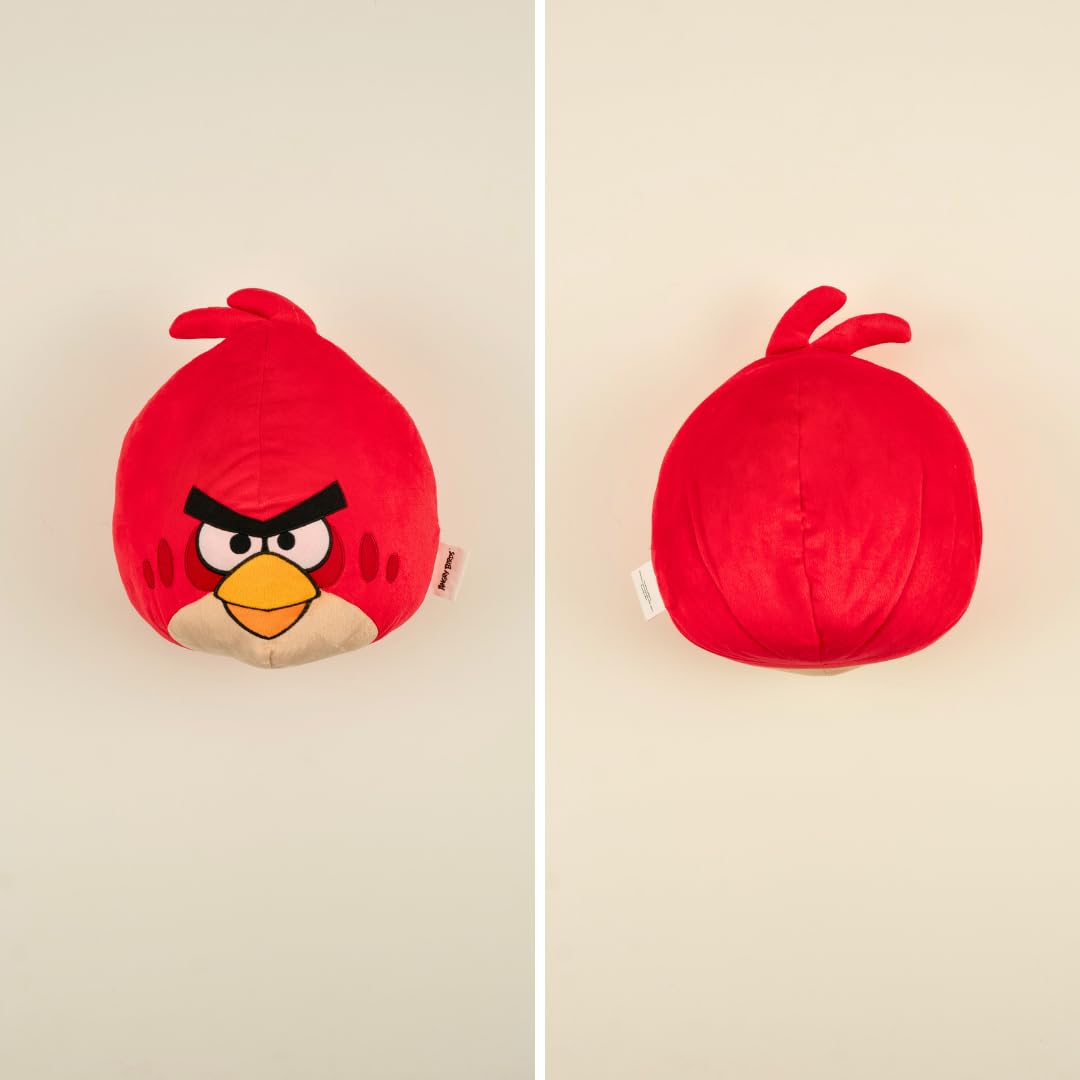 Foto 6 pulgar | Almohada Decorativa De Felpa Supersuave De Franco Gaming Bedding, Talla Única, Angry Birds - Venta Internacional.
