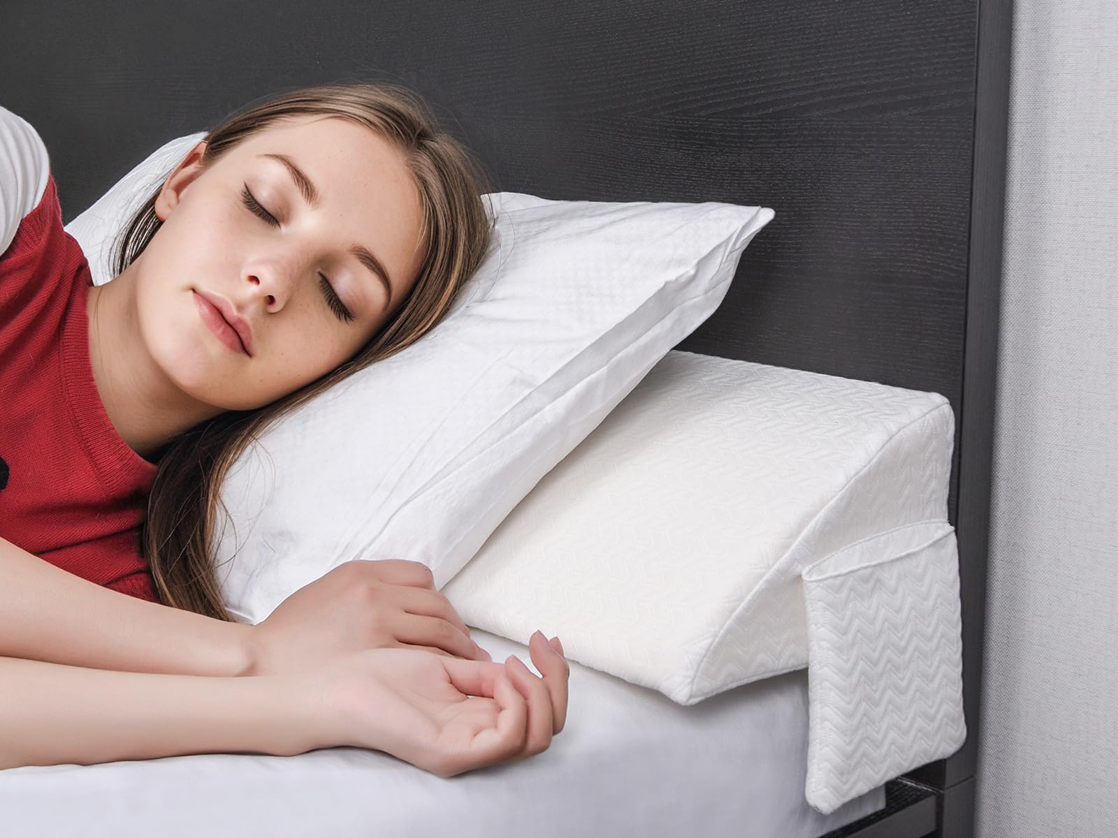 Foto 2 | Almohada En Forma De Cuña Vekkia King Para Cabecero O Colchón - Venta Internacional.