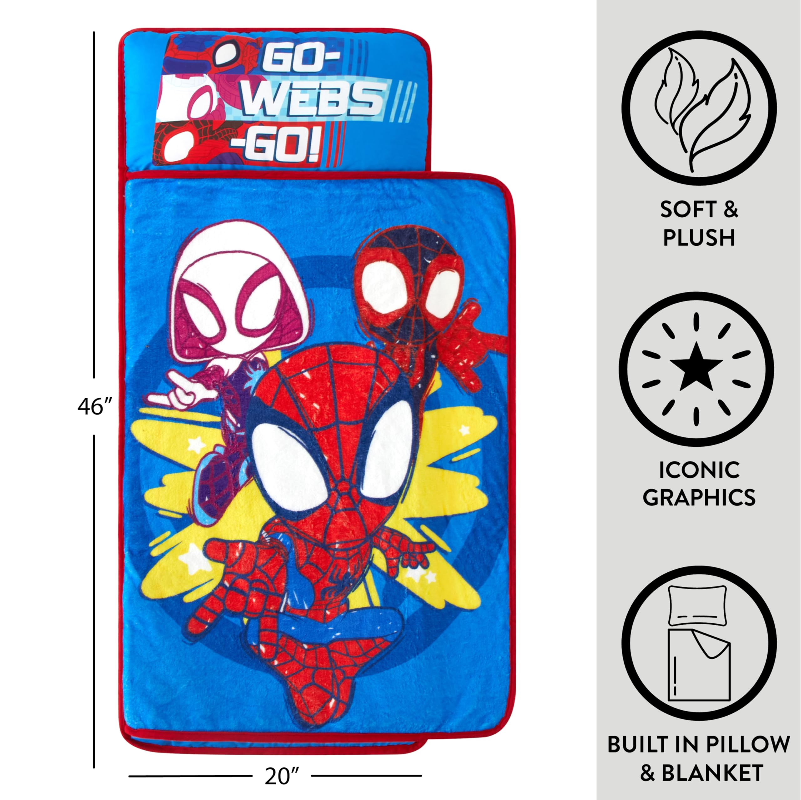 Foto 2 | Nap Mat Idea Nuova Spidey Y Sus Increíbles Amigos Para Niños Pequeños - Venta Internacional.