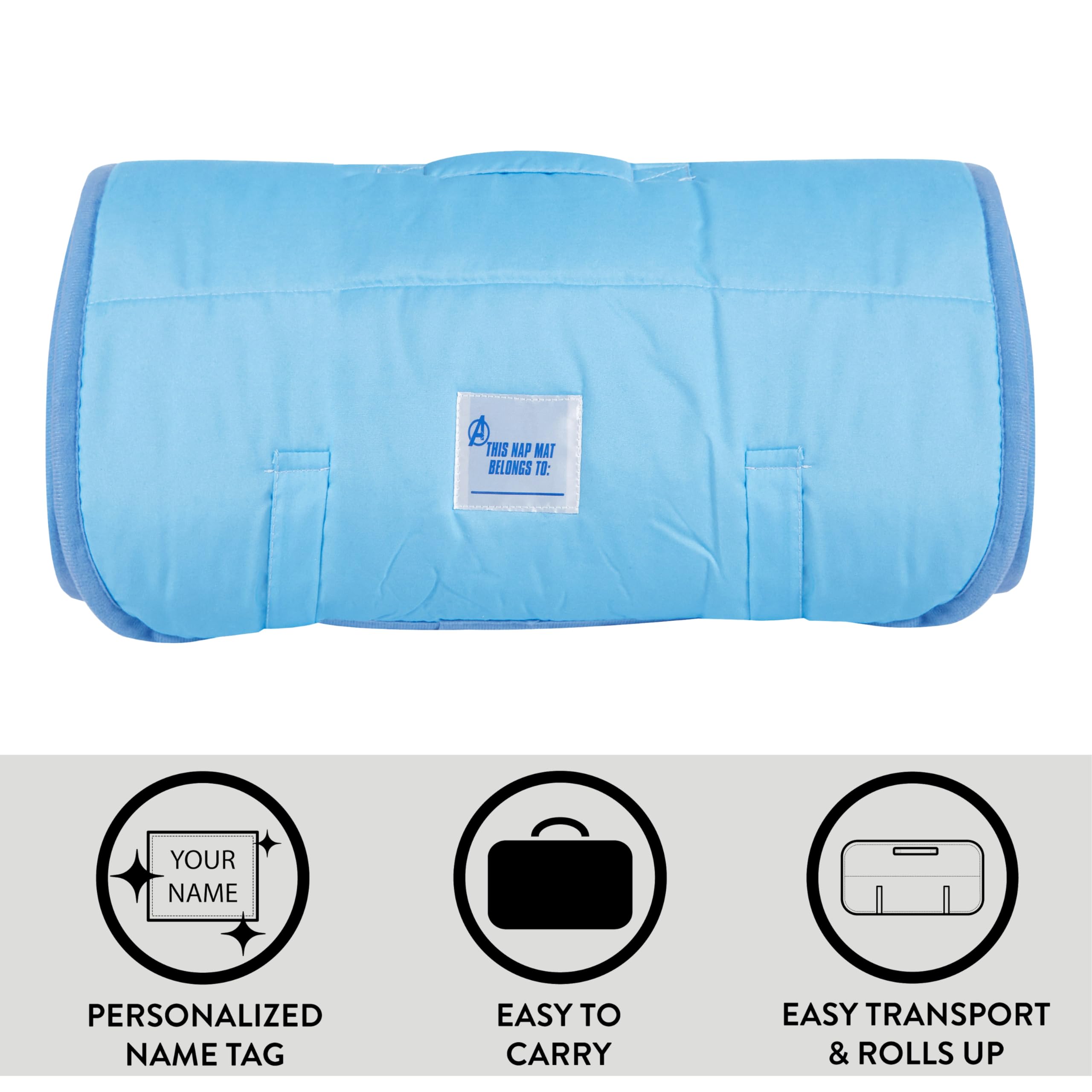 Foto 4 pulgar | Nap Mat Idea Nuova Marvel Avengers, Supersuave, Con Almohada - Venta Internacional.