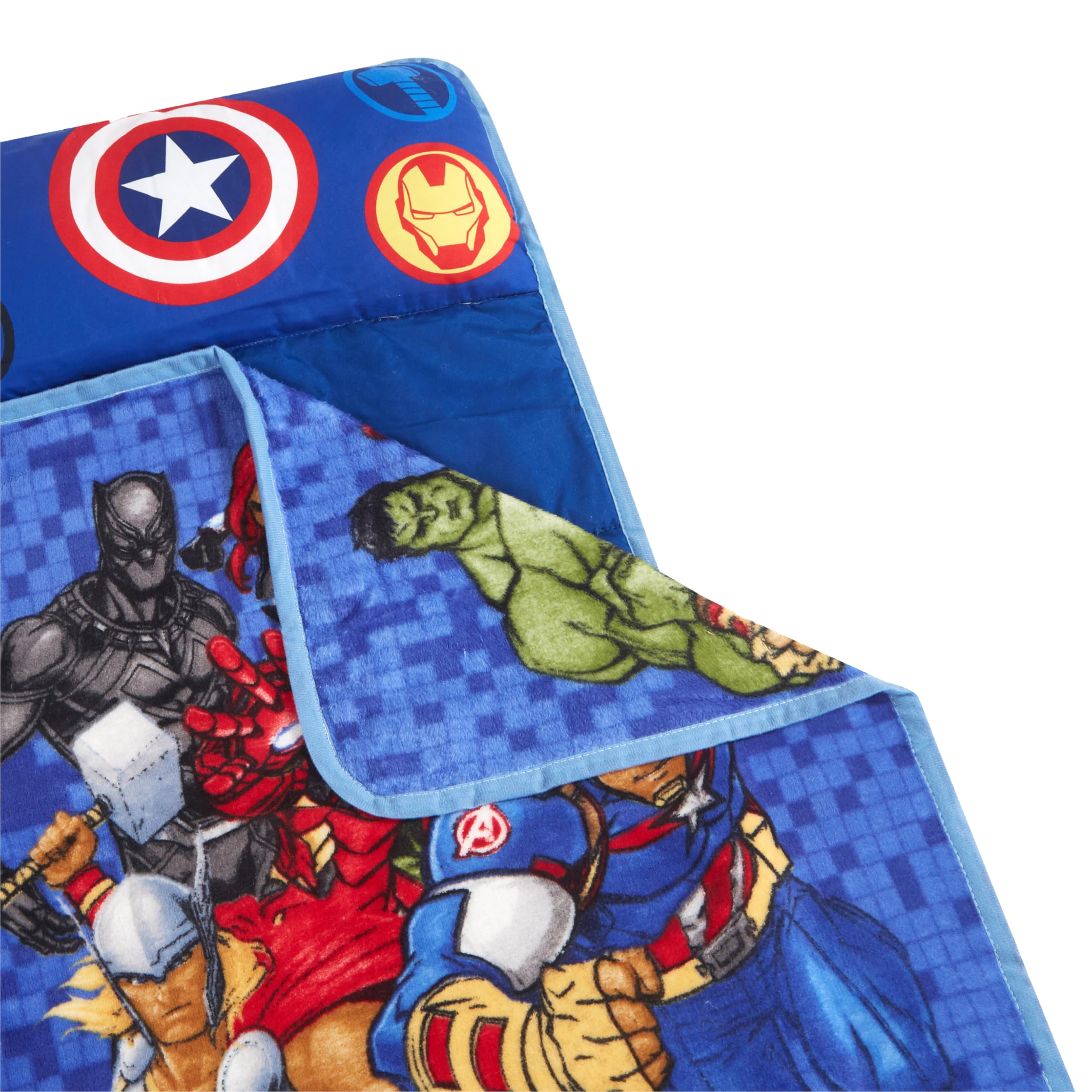 Foto 5 pulgar | Nap Mat Idea Nuova Marvel Avengers, Supersuave, Con Almohada - Venta Internacional.