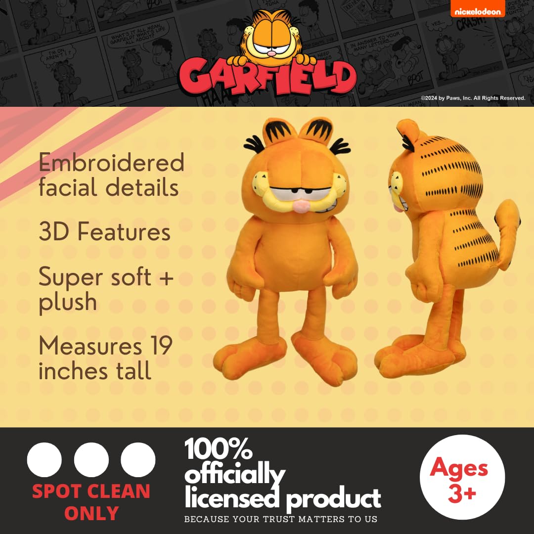 Foto 3 | Cojín Decorativo Franco Garfield 43 Cm - Venta Internacional.