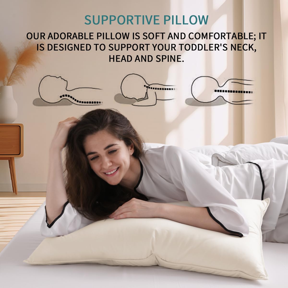 Foto 4 pulgar | Almohada Lofe Organic Standard De 20 X 26 Cm Con Funda De Almohada 100% Algodón - Venta Internacional.