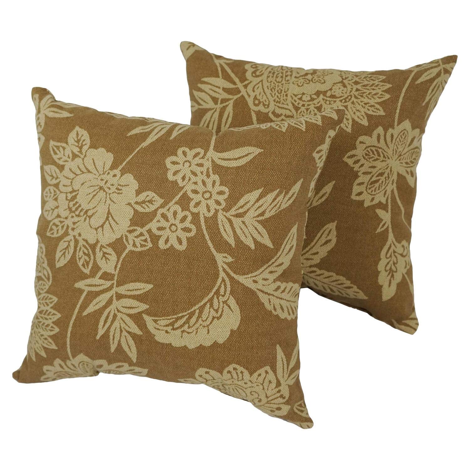 Foto 1 | Cojín Blazing Needles Outdoor Floral, 43 Cm, Fairmont, 2 Unidades - Venta Internacional.