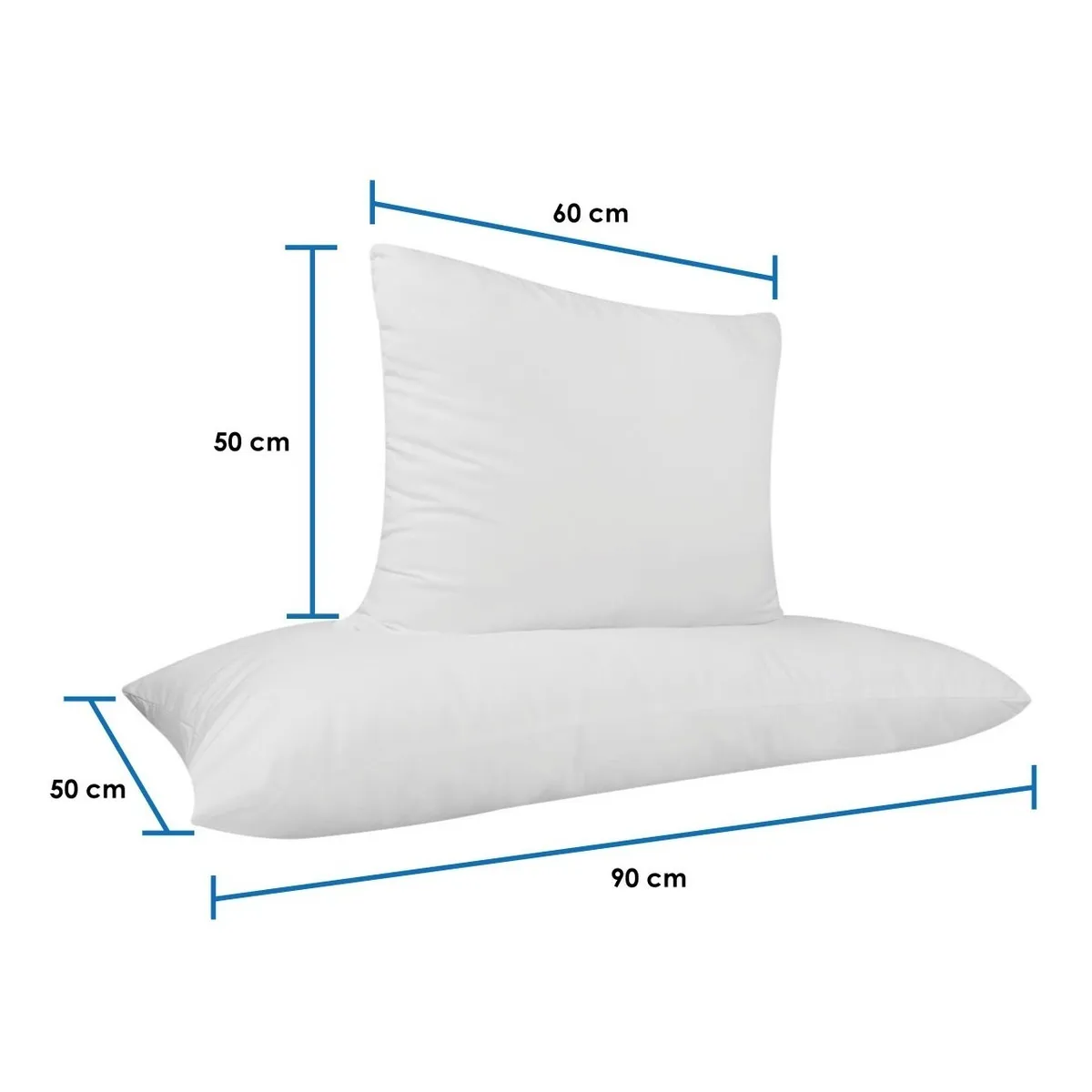 Foto 3 pulgar | 4 Pack Almohadas 2 Estándar Plus + 2 King Size Hotelera Almohada Lab.g Blanco