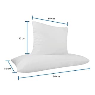 Foto 2 | 4 Pack Almohadas 2 Estándar Plus + 2 King Size Hotelera Almohada Lab.g Blanco