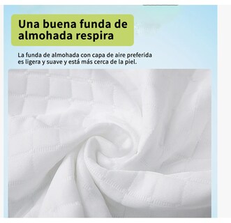 Foto 6 | Almohada Ortopédica Cervical Ajustable Memory Foam Gel Soft