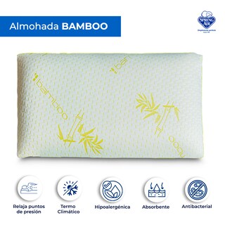 Foto 2 | Almohada Individual Spring Air Bamboo – Suave, Hipoalergénica Y Fresca