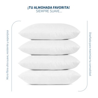 Foto 4 | Set 8 Almohadas Tesso Home Softessentials King Size