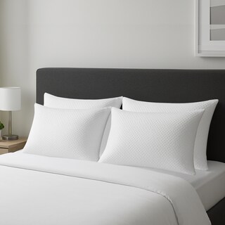 Foto 2 | Pack Almohadas 2 Estándar Y 2 King Size Tesso Home Con Bies Azul