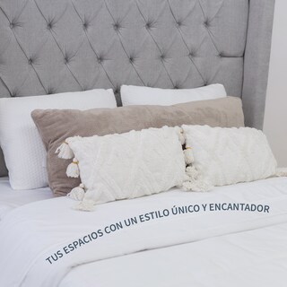 Foto 6 | Pack Almohadas 2 Estándar Y 2 King Size Tesso Home Con Bies Azul