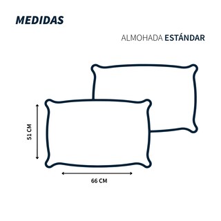 Foto 8 | Pack Almohadas 2 Estándar Y 2 King Size Tesso Home Con Bies Azul