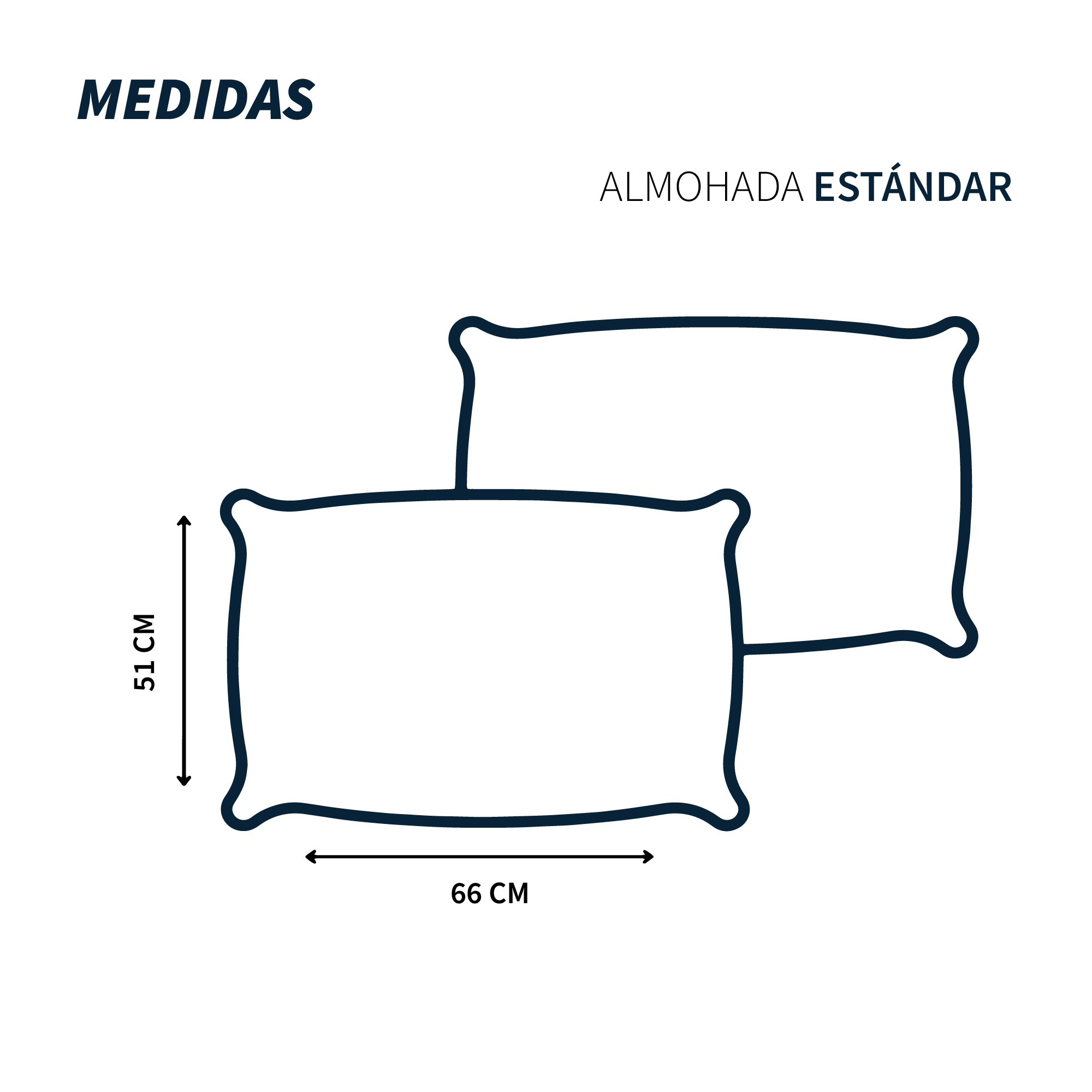 Foto 9 pulgar | Set 2 Almohadas Tesso Home Memory Foam Estándar