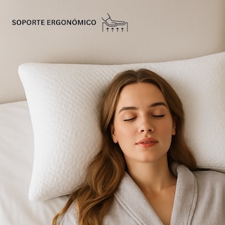 Foto 4 | Set 4 Almohadas Tesso Home Memory Foam Estándar