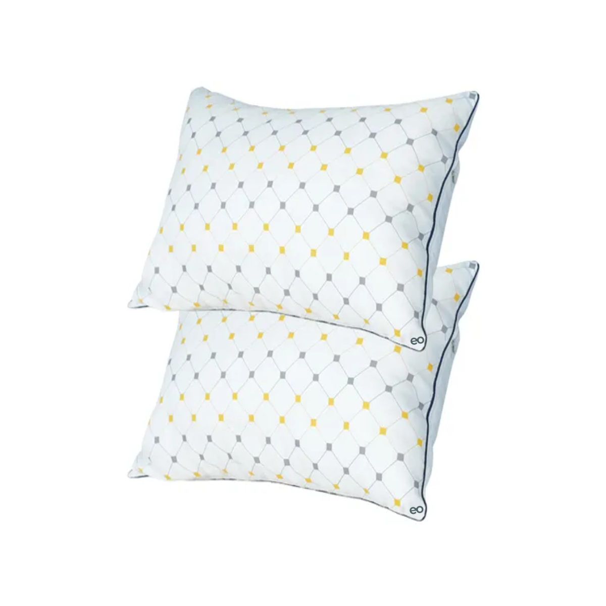 Foto 1 | Paquete De Dos Almohadas De Cama Con Relleno Larga  Eo Safe Imports Esi-20393 Blanco
