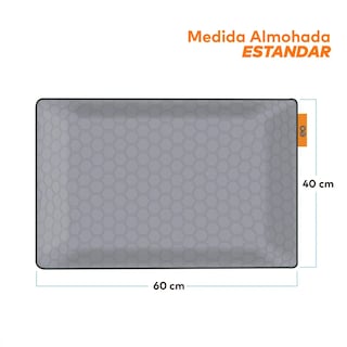 Foto 4 | 2 Almohadas Memory Foam Carbón Estándar Eo Safe Imports Esi-20386 Gris