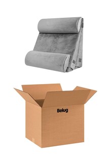 Foto 1 | Juego De 4 Almohadas Ajustables De Cuña Para Cama Gris Claro