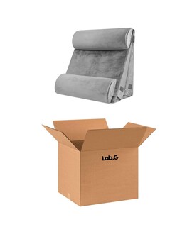 Foto 1 | Juego De 4 Almohadas Ajustables De Cuña Para Cama Gris Claro