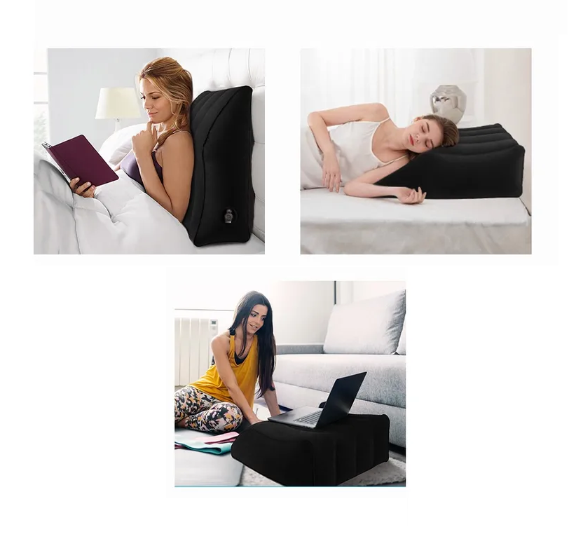 Foto 3 | Almohada Inflable Negra