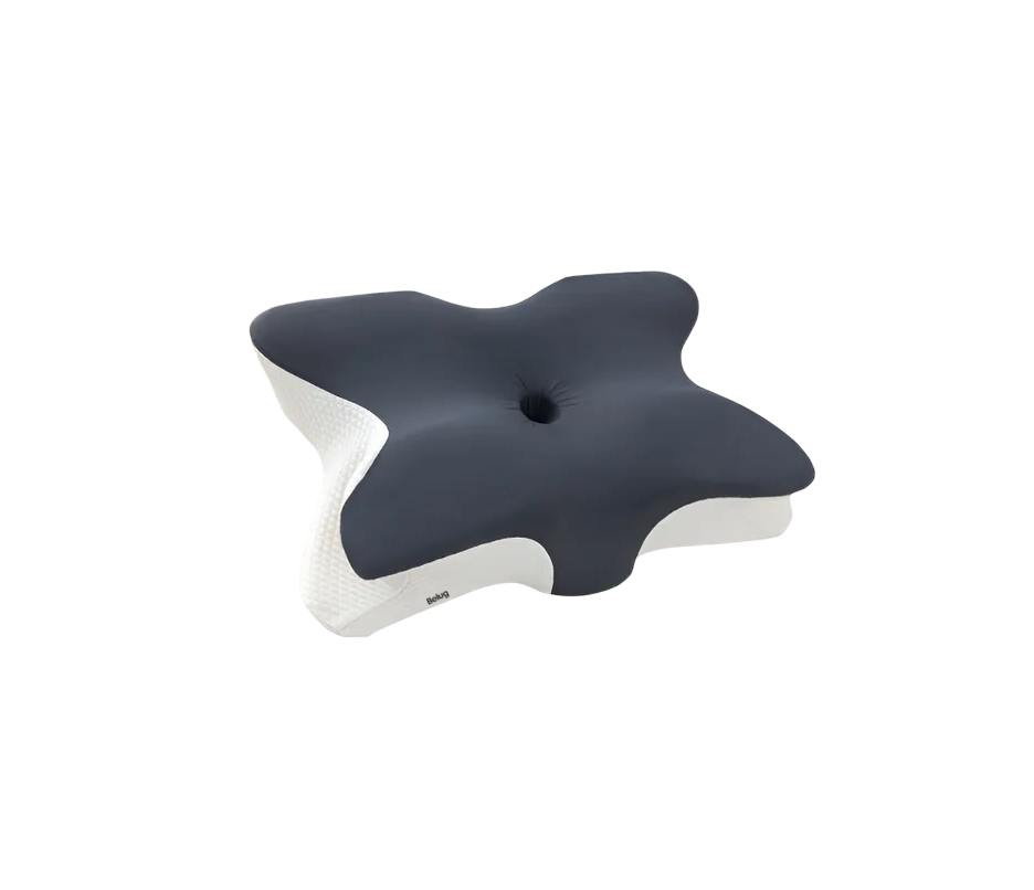 Foto 2 pulgar | Almohada Ortopédica Cervical Viscoelástica Blanco/negro