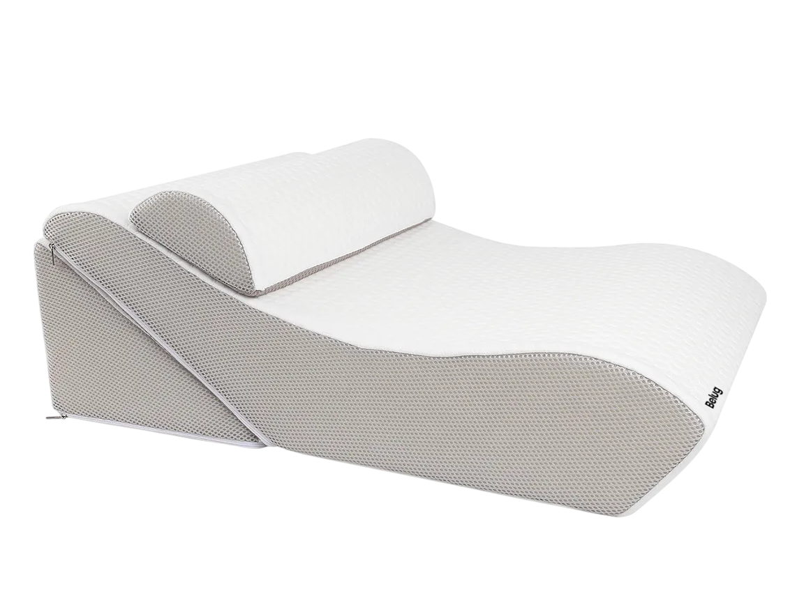 Almohada Cojin Antireflujo Blanco/gris Claro