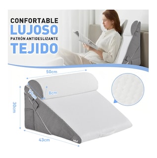 Foto 5 | Almohada Antireflujo 12 en 1 Gris