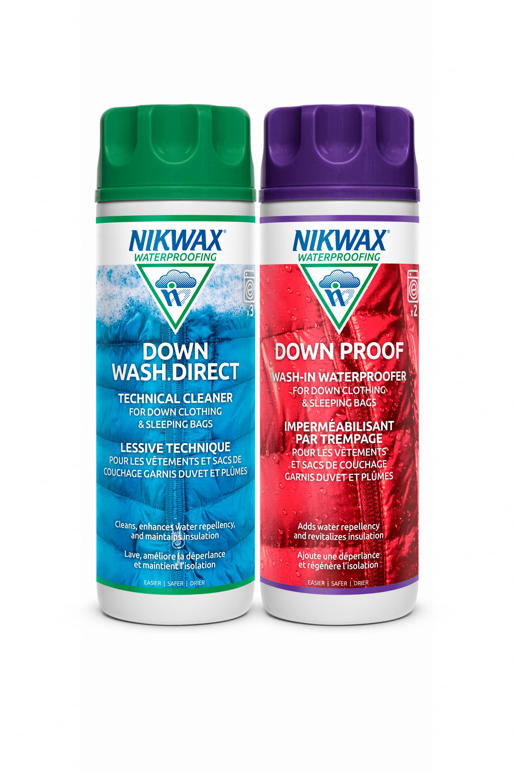 Foto 2 pulgar | Paquete Duo-pack Nikwax Down De 300 Ml Para Limpieza E Impermeabilización - Venta Internacional.
