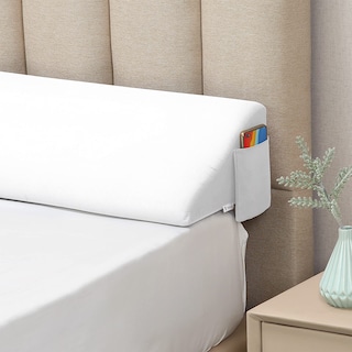 Foto 1 | Almohada En Forma De Cuña Vekkia Con Relleno Completo De Huecos Color Blanco 54 X 10 X 15 Cm - Venta Internacional.