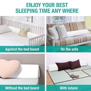 Foto 4 | Almohada En Forma De Cuña Vekkia Con Relleno Completo De Huecos Color Blanco 54 X 10 X 15 Cm - Venta Internacional.