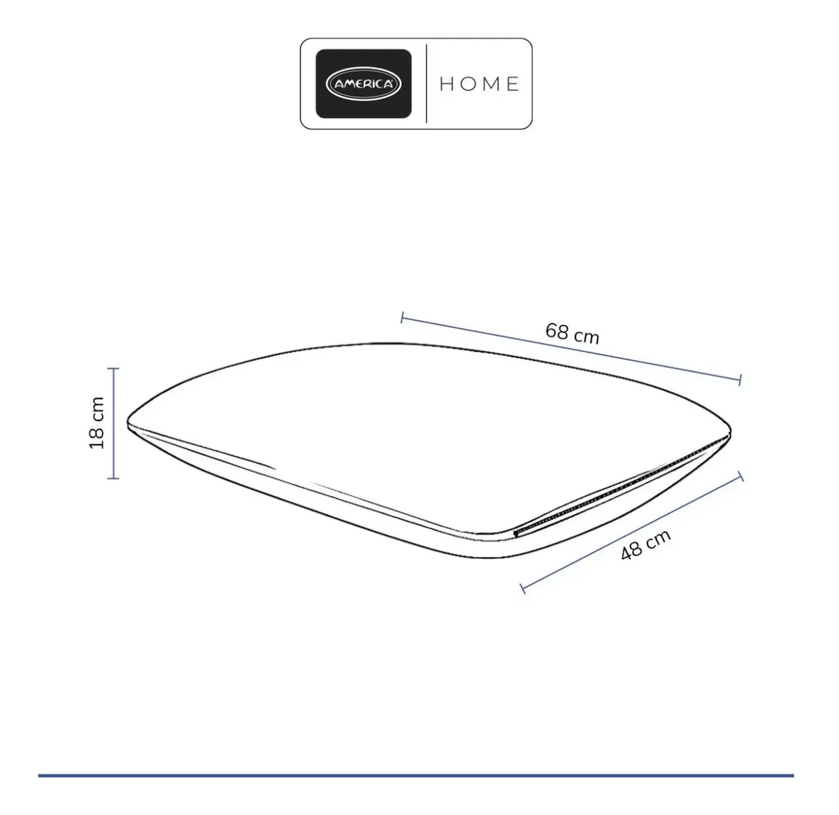 Foto 6 pulgar | Almohada America Home Memory Foam Supreme Confort Ajustable Hipoalergénica  Ergonómica