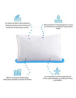 Foto 3 | Almohada Dormimundo Relief Estandar