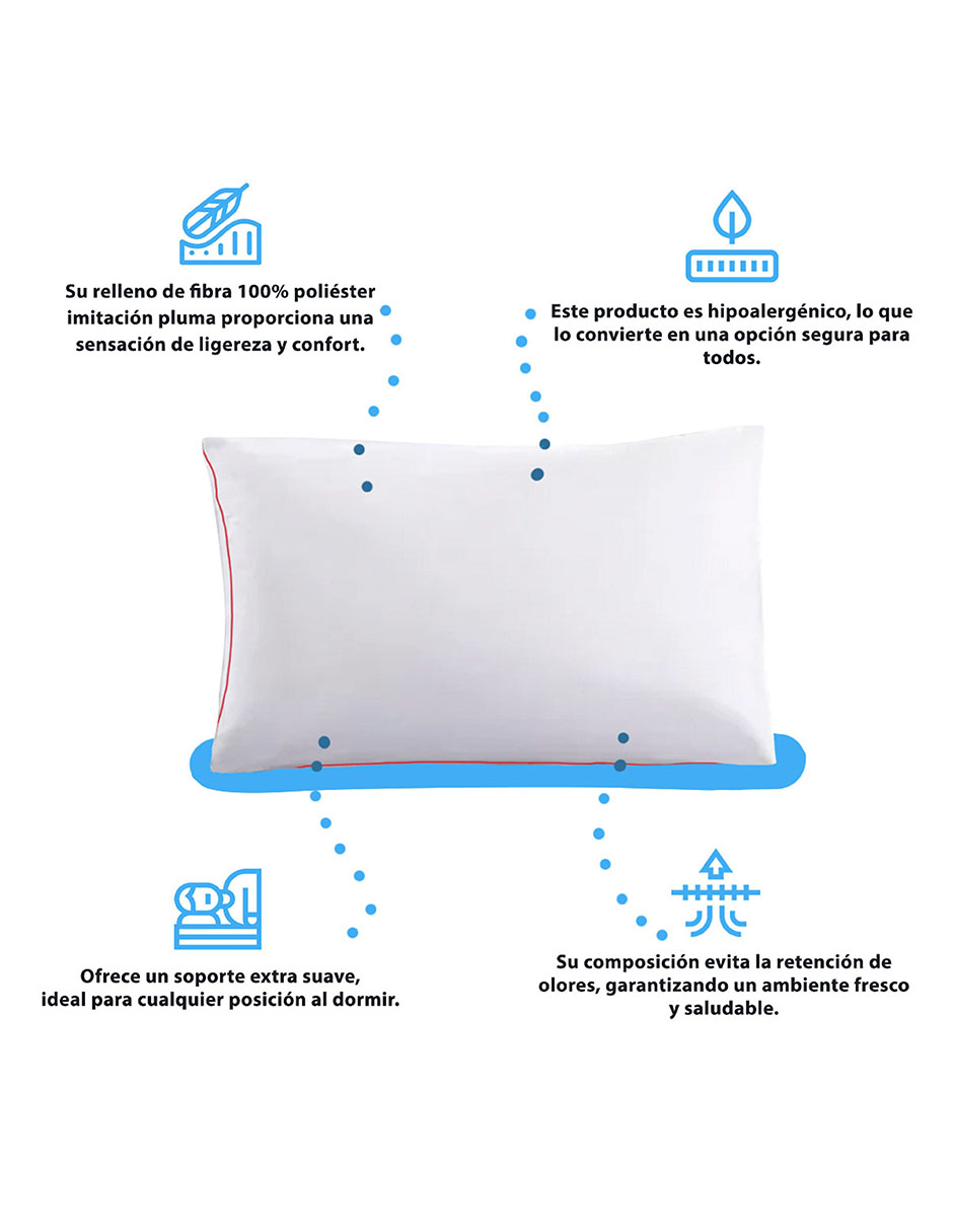 Foto 4 pulgar | Almohada Dormimundo Relief King Size