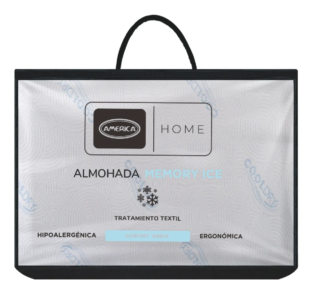 Foto 2 pulgar | Almohada America Home Memory Ice Estándar Memory Foam Tratamiento Textil
