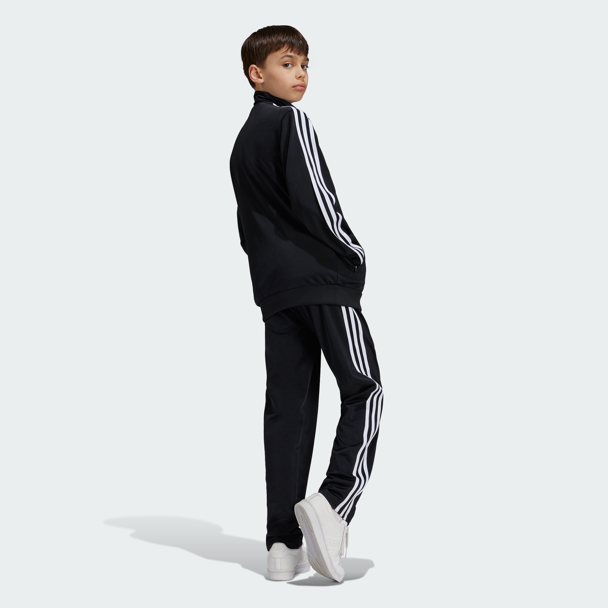Foto 5 pulgar | Pants Adicolor Firebird Kids Adidas Negro para Niños