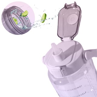 Foto 2 | Botella de Agua Shendy Vendy Deportiva 2 L Gran Capacidad Gym Popote