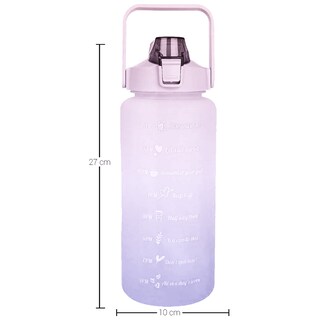 Foto 4 | Botella de Agua Shendy Vendy Deportiva 2 L Gran Capacidad Gym Popote