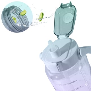 Foto 2 | Botella de Agua Shendy Vendy Deportiva 2 L Gran Capacidad Gym Popote