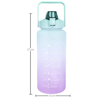 Foto 4 | Botella de Agua Shendy Vendy Deportiva 2 L Gran Capacidad Gym Popote