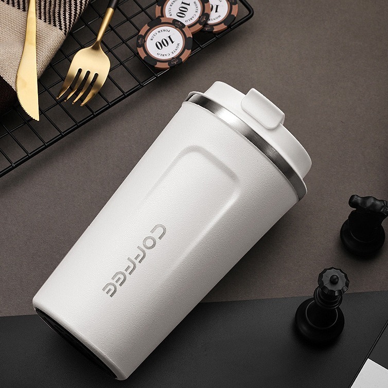 Foto 2 | Termo para Cafe de Acero Inoxidable  510 ml Blanco