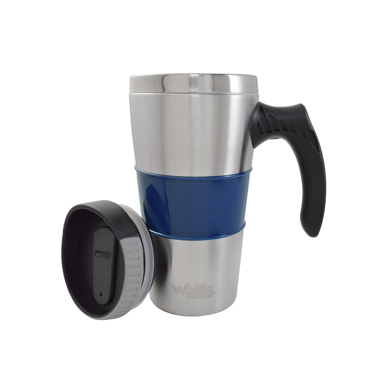 Foto 3 pulgar | Taza Térmica Wallis con Goma Antideslizante 450 Ml Azul Marino